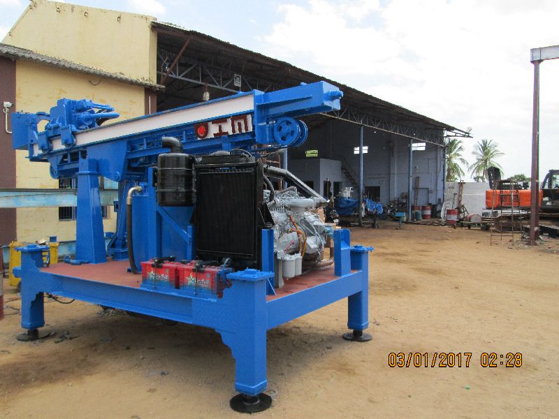 Hydraulic Automatic Mounted Drilling Rig, Feature : High Performance, High Strength, Highly Durable