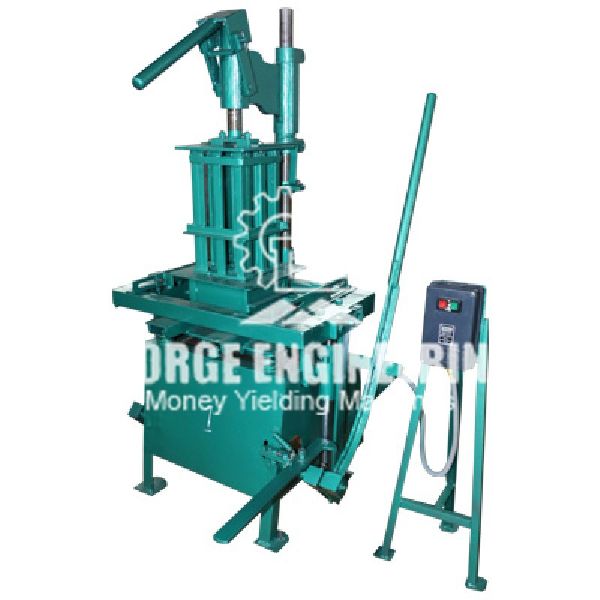 HAND OPERATED DOUBLE CONCRETE BLOCK MAKING MACHINE