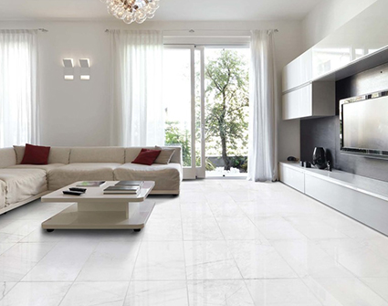 white marble layed
