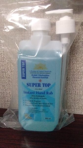 Chlorhexidine Base Hand sanitizer, Form : Gel