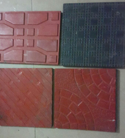  Rubber /PVC Floor Tile, Size : Customized