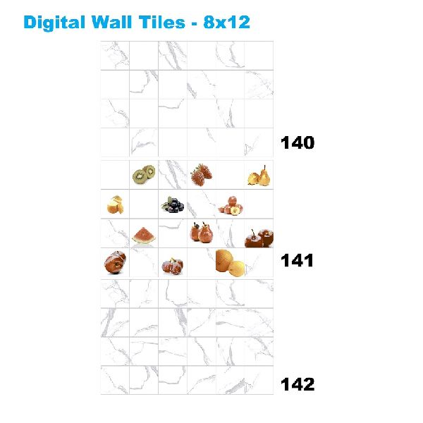 Ceramic digital ivory glossy ceramic wall tiles 142