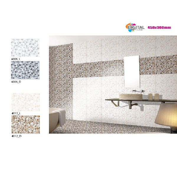 GLAZED CERAMIC 3D INKJET DIGITAL WALL TILES 4006