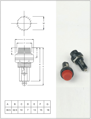 FUSE HOLDERS SCREW TYPE Phenolic Black