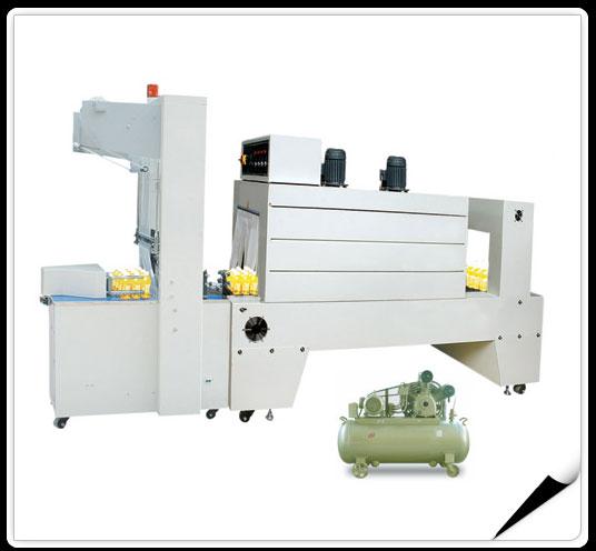 Semi-auto sleeve wrapper PE film shrink packaging machine