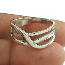 Sterling Silver Ring Indian Fashion Silver, Size : 7 US
