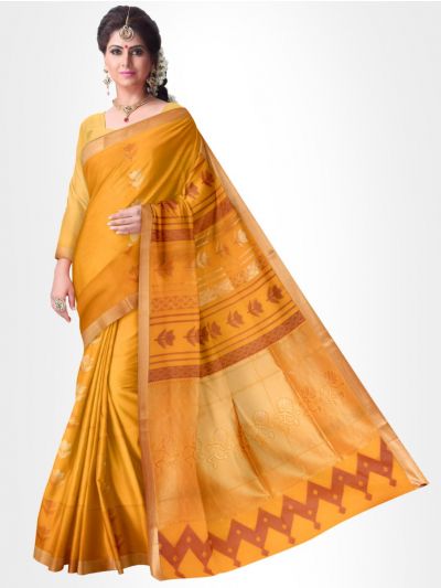 Available in attractive colors Traditional Cotton Sarees