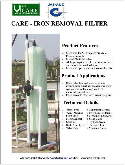 iron removal filters