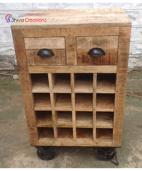Wooden Wine Cabinet Sideboard