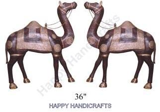 wooden decorative camel