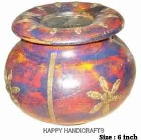 Wooden Decorative Pot