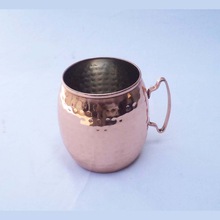 Copper Moscow Mule Mug Hammered