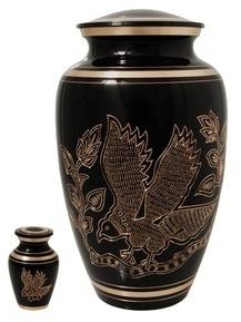 AW Hand carving cremation urn, for Adult, Style : American Style