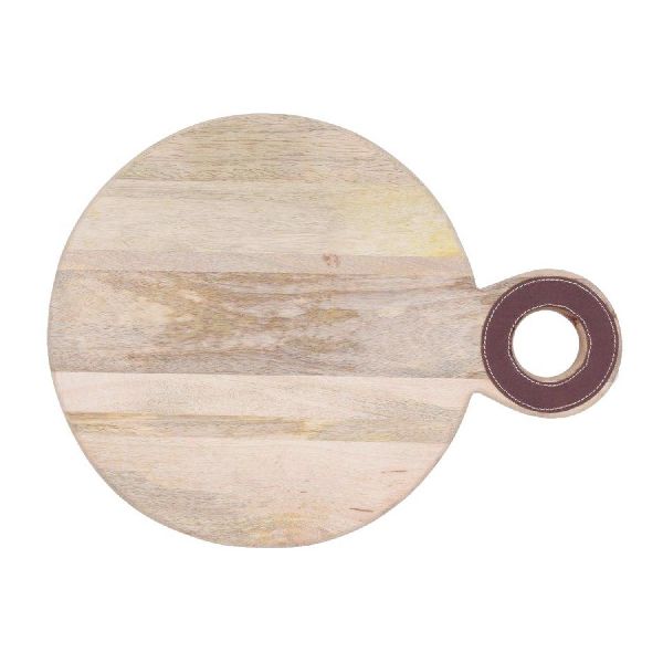 Round Chopping Board with Handle, Size : Medium