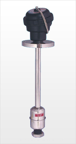 Stainless Steel Float Level Transmitter, for Liquid Measuring, Color : Silver