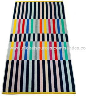 Velour beach towel, for hotel, home, airplane more, Size : 70cm*140cm, 80x160c, 90x180cm
