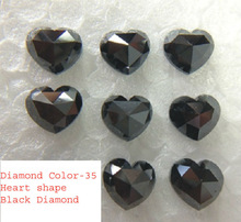Black Diamond Heart Shape