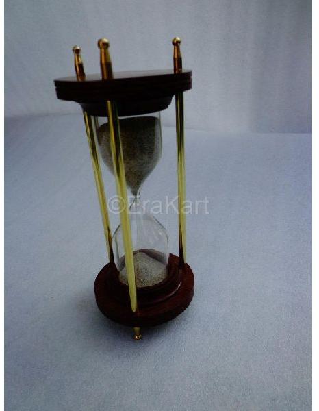 antique brass sand timer