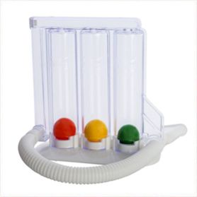 Deep Breathing Lung Exerciser 3-chamber Incentive Spirometer