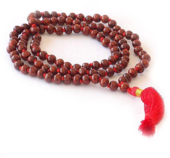 Rose Wood Mala Beads, Size : 8 MM