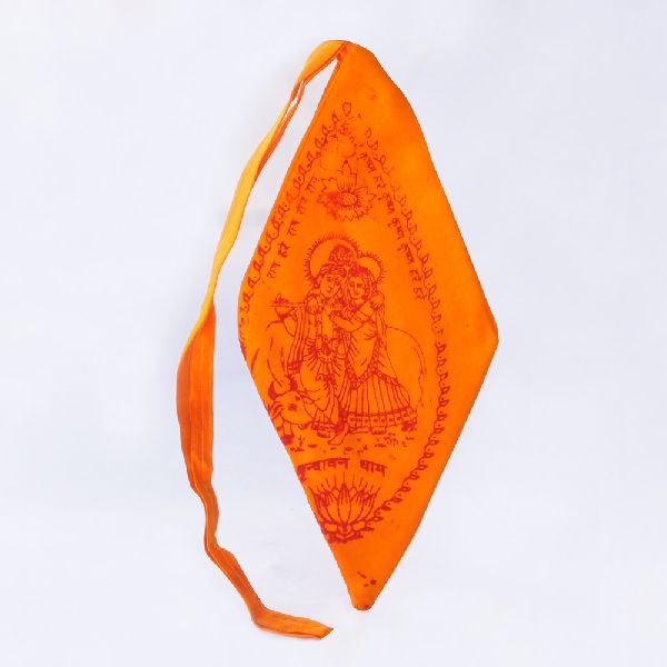 Saffron Radha Krishna Mala Bag