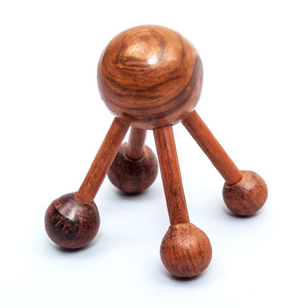 Wooden Acupressure Massager With 5-Knobs