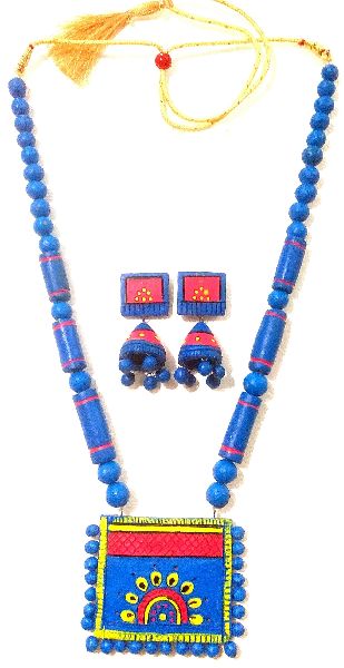Handcrafted Designer Terracotta Necklace Sets tantalizing designs and themes