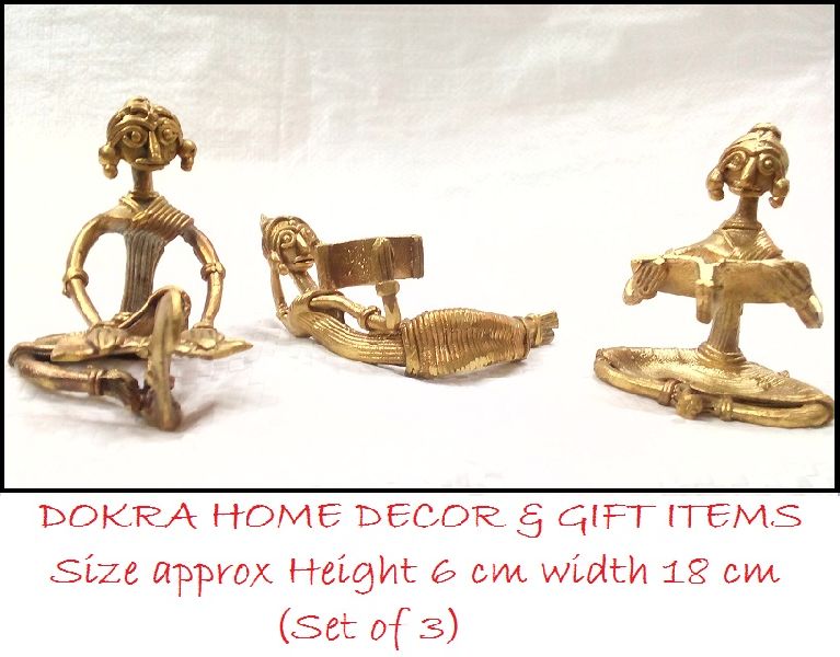 Handcrafted Dokra Home Decor had to find my own language in Tribal Art