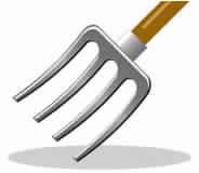 Heads Of Steel Forks