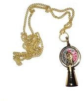 Brass Telegraph Pendant with chain