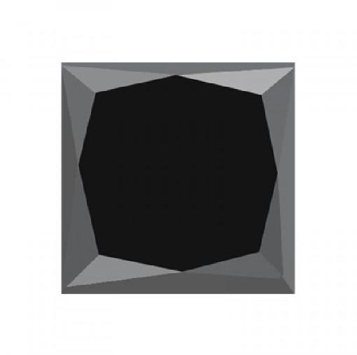 1.00 CT OF 4.80-5.50 MM AAA PRINCESS NATURAL DIAMOND ( 1 PC ) LOOSE FANCY BLACK DIAMOND