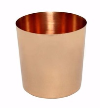Copper Candle Jar Holder Decoration Shiny finish