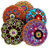 AmazingForever Cotton Decorative Rajasthani Suzani
