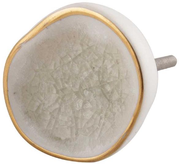 White Ceramic Drawer Knob