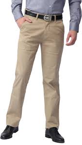 Mens Regular Fit Cotton Trouser, Technics : Handloom