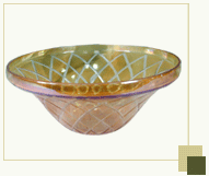 Decorative glass bowls,