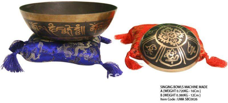hand made brass crafts singing bowl for meditation