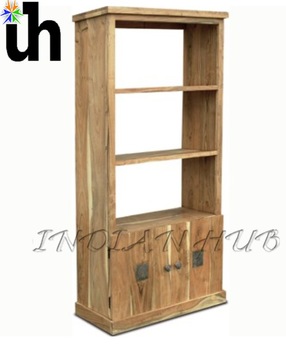 Bookcase 2 Door Display Unit, Size : 100x36x180cm WXDXH