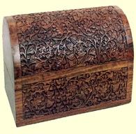 Mehar wooden jewelry box, Color : brown