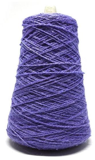 Cotton Dyed Weaving Yarn, Color : Blue