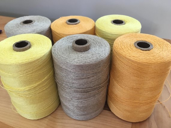 Cotton Spun Weaving Yarn, Pattern : Dyed