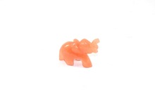 Natural Handcrafted Gemstone Red Aventurine Elephant, Style : Feng Shui