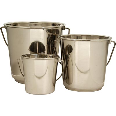 Stainless Steel Round Pails