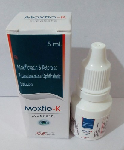 Moxflo-K Eye Drops, Form : Liquid