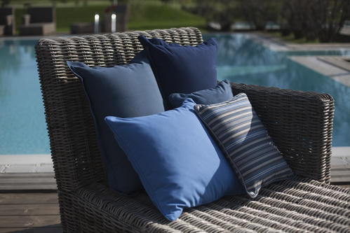 Cotton Plain Outdoor Cushion Fabrics, Technics : Machine Made