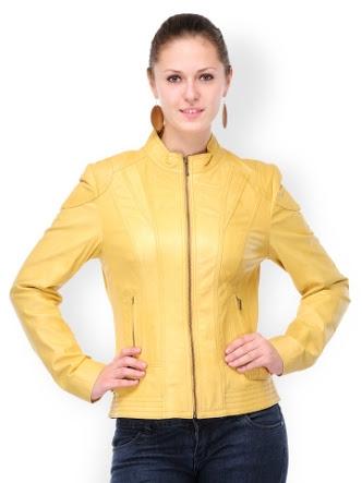 Women Leather Jacket, Sleeve Type : Full Sleeves