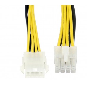 CPU Male to Female Power Extension Cable