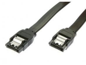 SATA 3 Cable Straight With Locking Latch Both Side