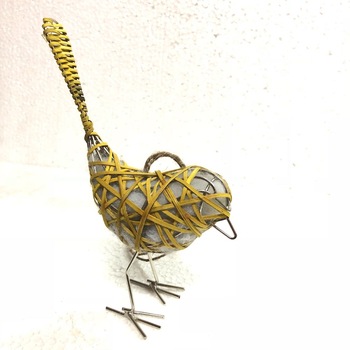Handmade Wired Bird Sculpture