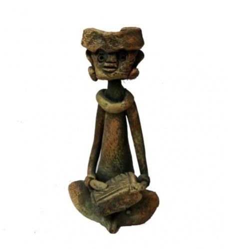 Ancient Man Sculpture Very Rare Art